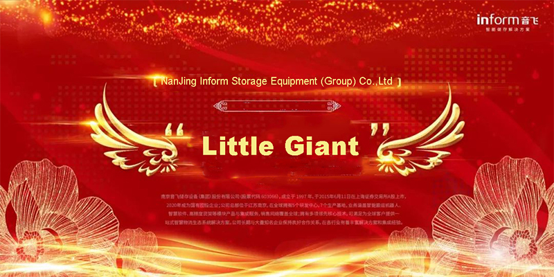 Inform Storage has been Listed as a National Level Specialized and Innovative “Little Giant”