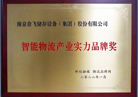 Intelligent logistics industry strength brand award
